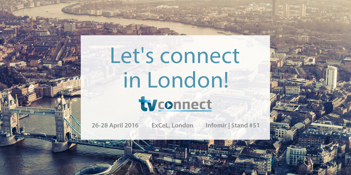 Infomir presents multiscreen apps at TV Connect 2016