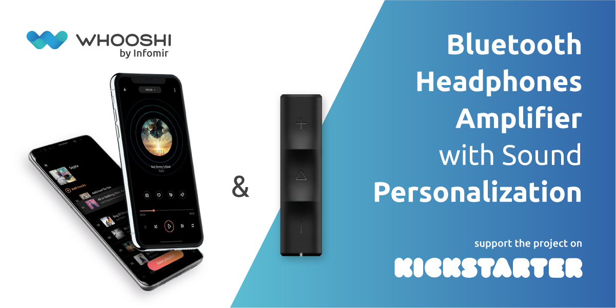 Whooshi Hi-Fi amplifier with sound personalization