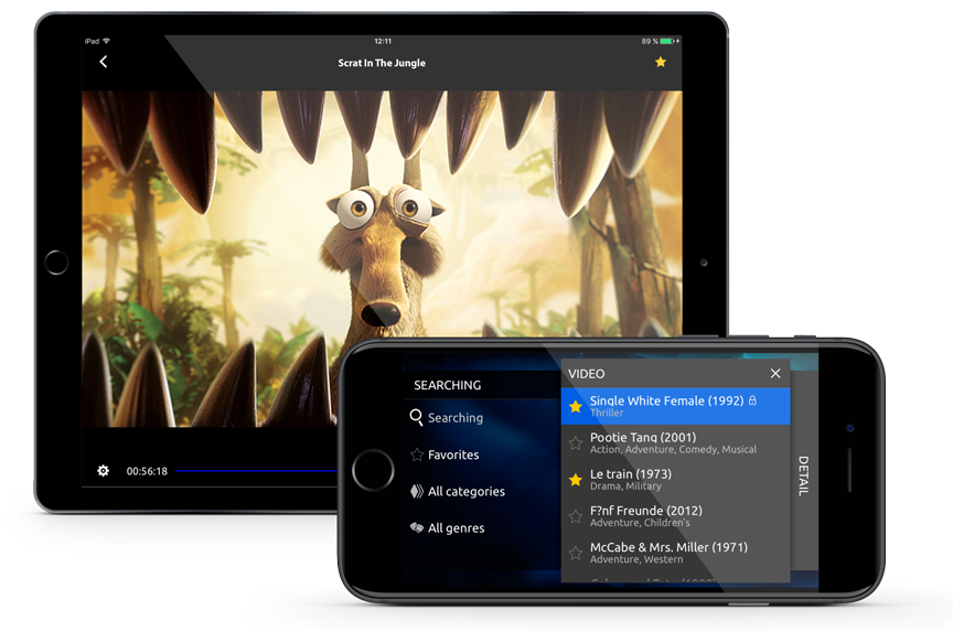 Infomir a présenté la nouvelle version de TV pour iOS