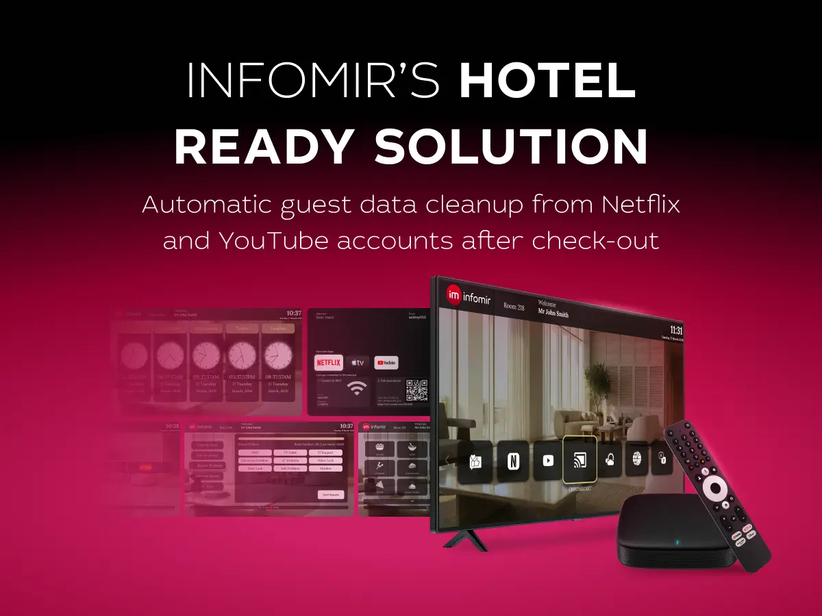 Hotel-ready IPTV solution by Infomir