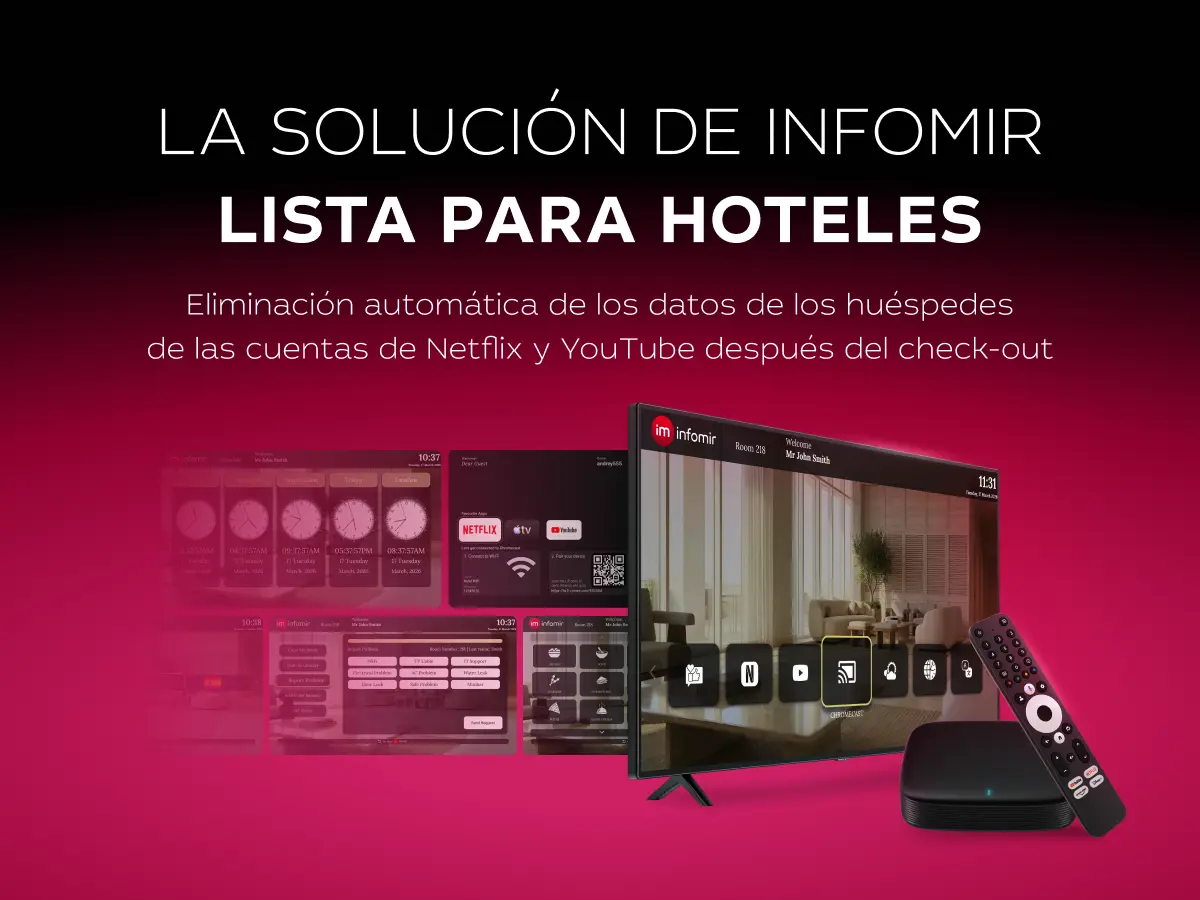 Solución IPTV para hoteles de Infomir