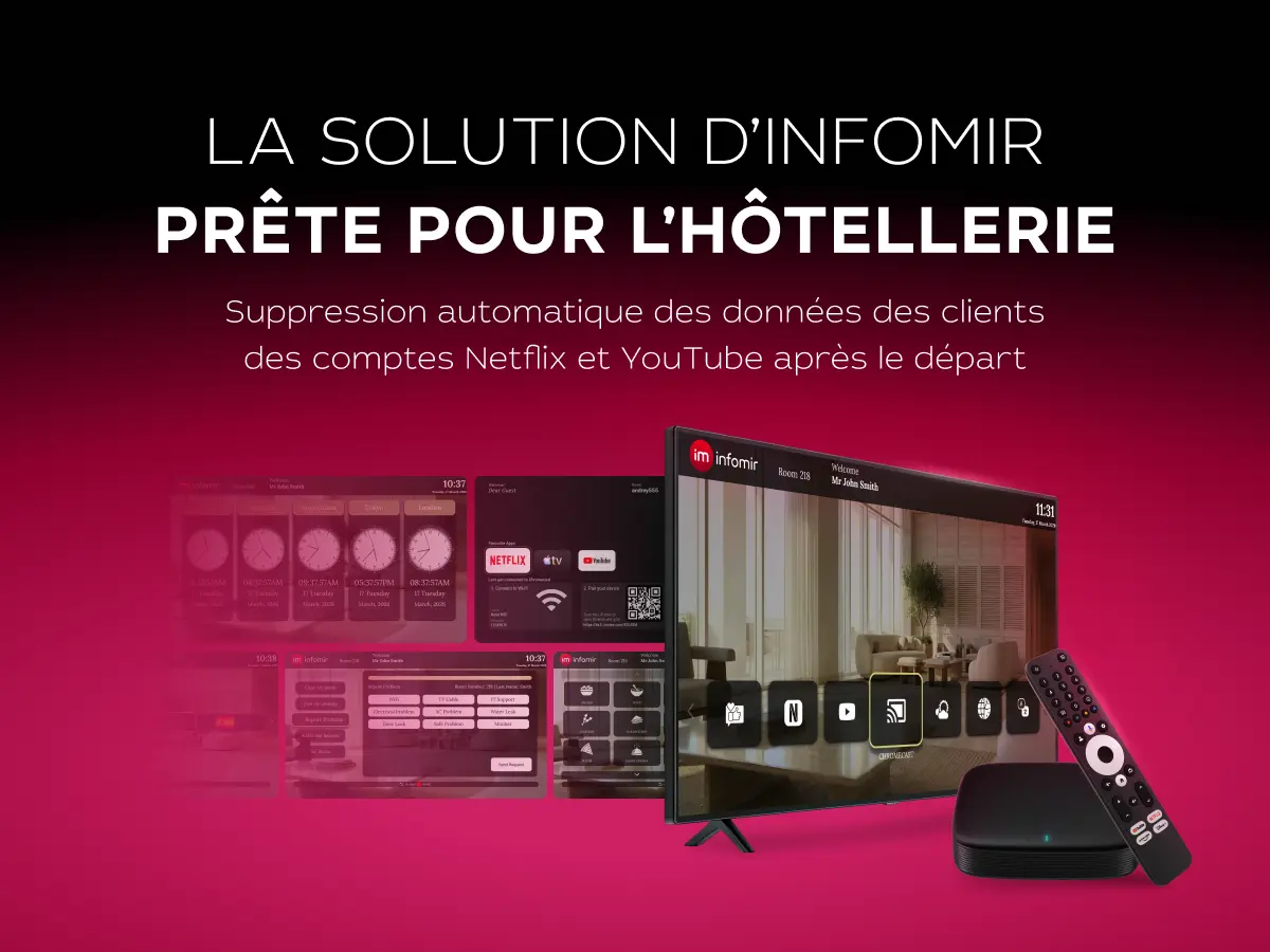Solution IPTV pour hôtels par Infomir