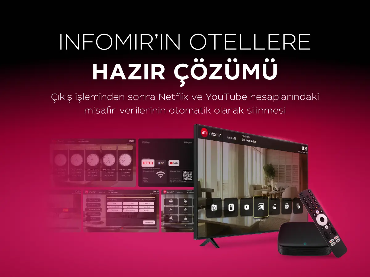 Infomir'den oteller için IPTV çözümü