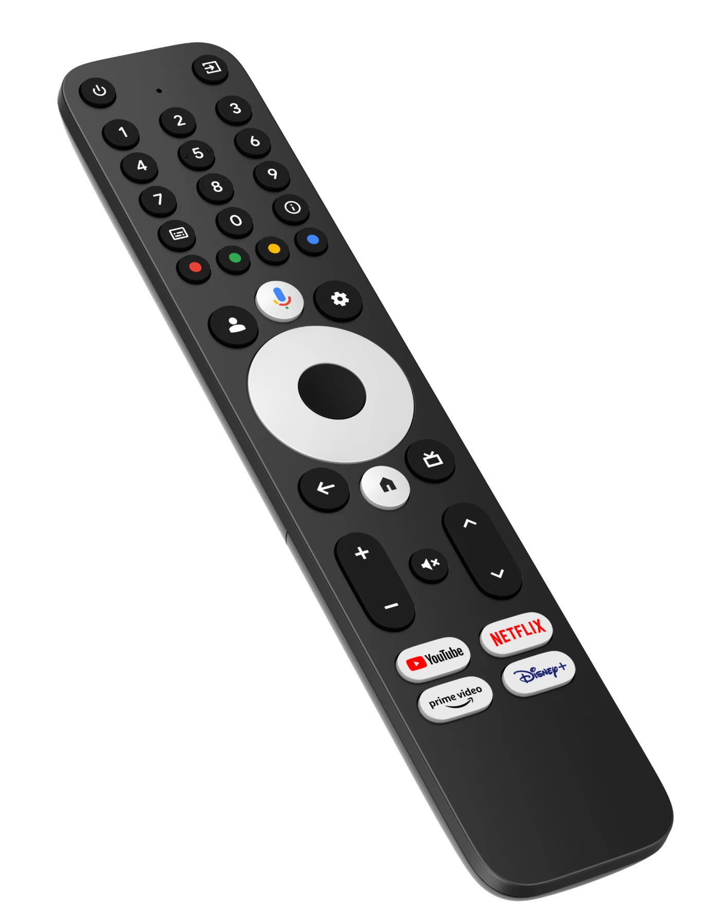 MAG555 remote control with a Google Assistant button