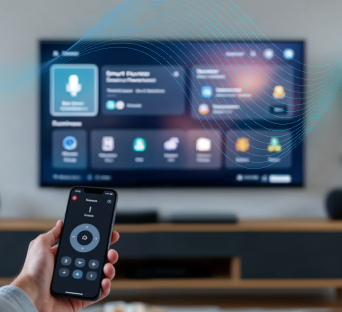Інтерфейс без пульта: керування IPTV через смартфон, жести та голос