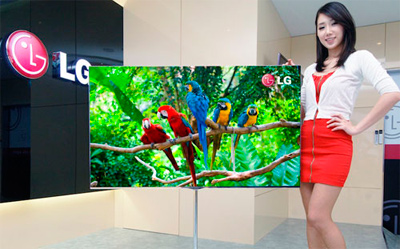 LG продемонстрировал OLED HDTV телевизор на CES 2012