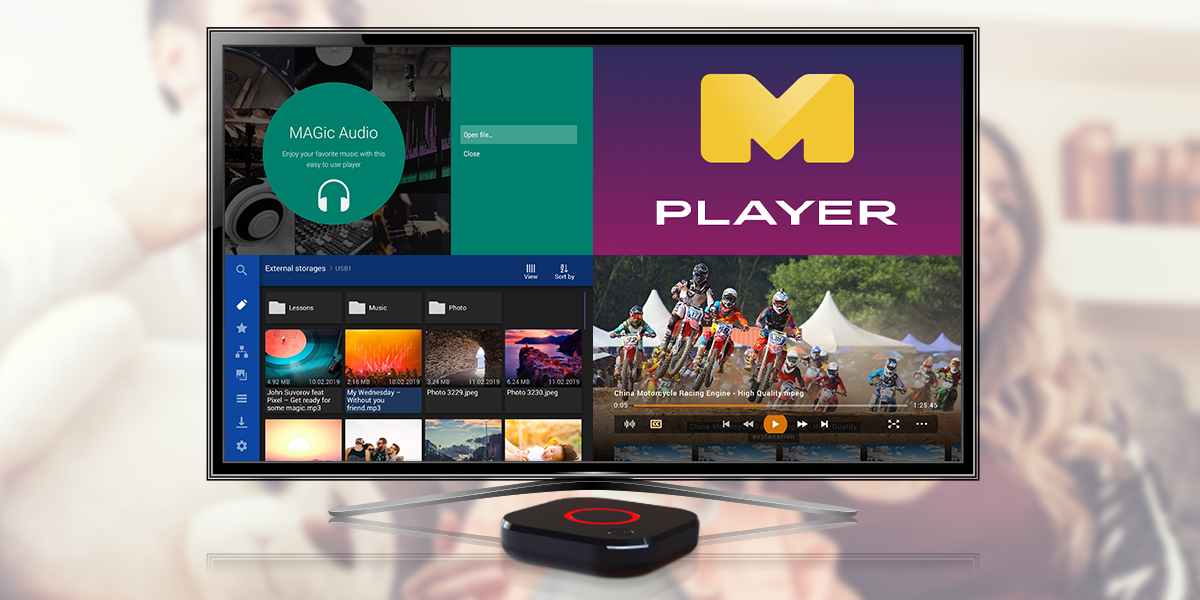 Infomir è orgogliosa di presentare MAG425A – il nostro dispositivo di punta Android TV<sup>TM</sup>