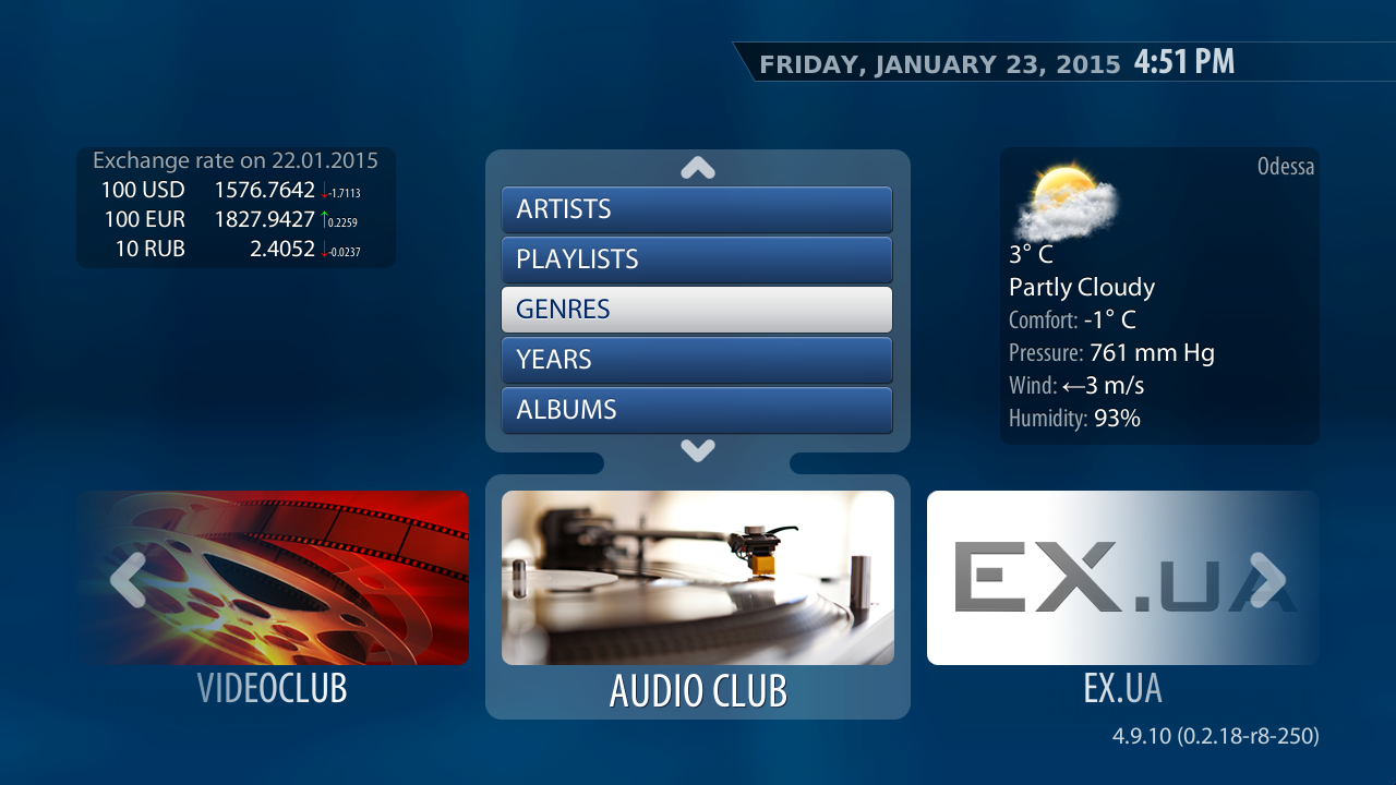 ‘Audio club' – características avanzadas para Middleware