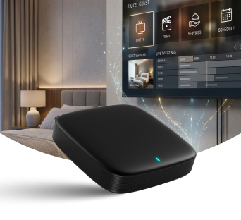 O parceiro escolheu uma solução da Infomir